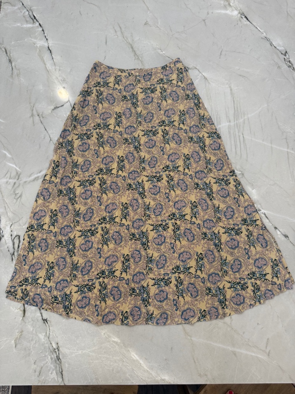 Natural Life Women's Maxi Skirt Size L Folk Boho Peasant Cottagecore Prairie